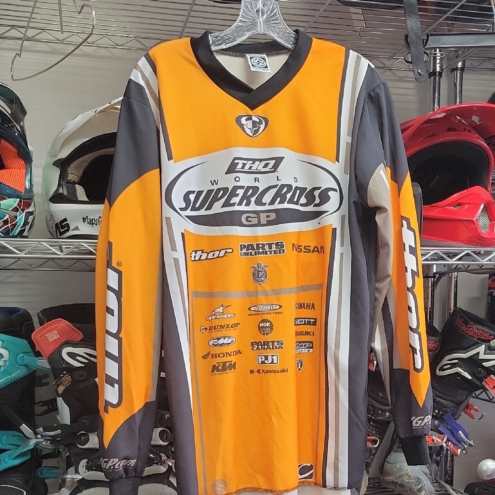 THOR Supercross GP Orange and Black Jersey